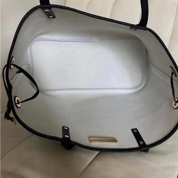 Michael Kors Saffiano Leather Large Jet set Tote bag in Black - Picture 4 of 6